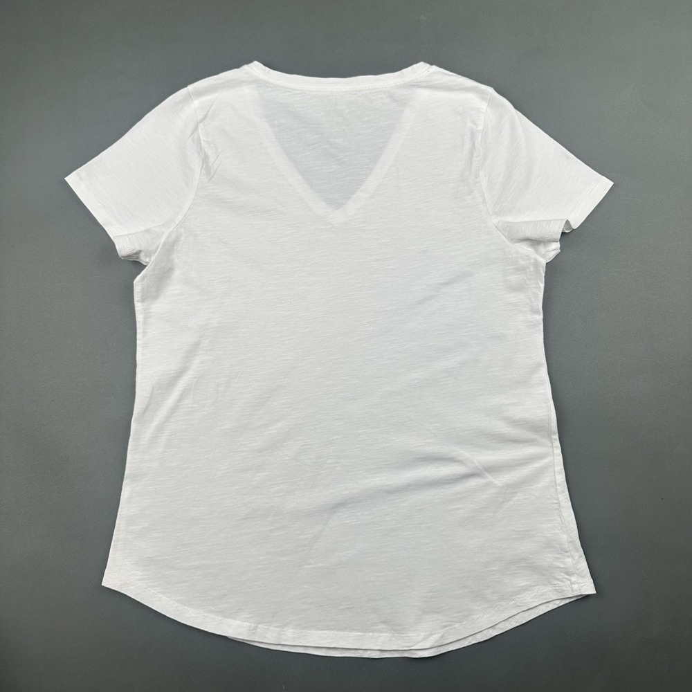 Sonoma Goods For Life Everyday Women's Short Sleeve Size Medium V-Neck Tee - Picture 8 of 8